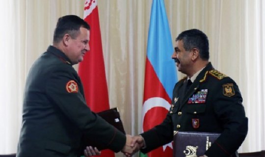 Azərbaycanla Belarus arasında hərbi anlaşma