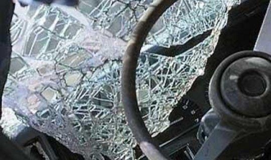 Qazaxda maşın aşaraq yandı: 1 ölü, 1 yaralı