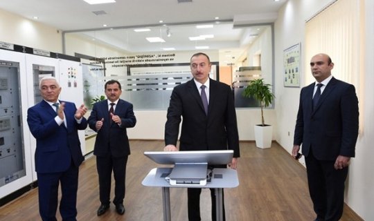 Prezident “Daş Salahlı” yarımstansiyasının açılışında