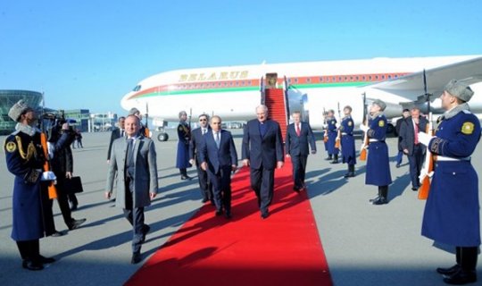 Aleksandr Lukaşenkonun Azərbaycana rəsmi səfəri başlayıb