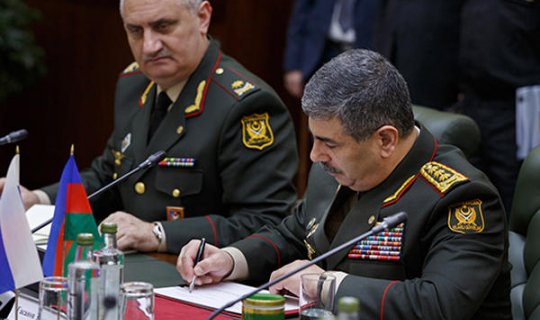 Zakir Həsənov və Sergey Şoyqu birgə plan imzaladı