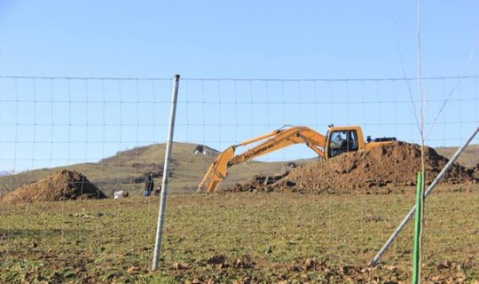 Ölkə.Az yazdı, şəhidin adına olan məktəbin tikintisinə başladılar