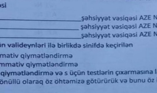 Sumqayıtda məktəb direktoru rüşvət almaqda ittiham olunur