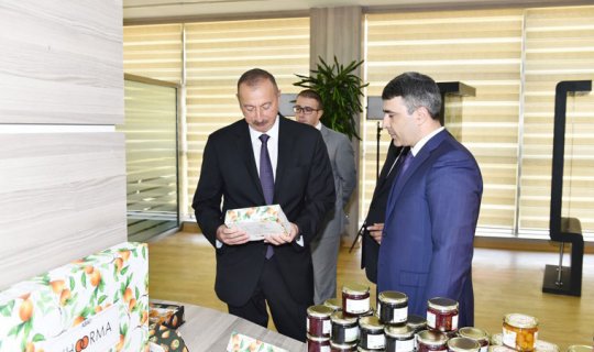 Prezident İlham Əliyev Balakəndə “ABAD Mərkəz”in açılışında iştirak edib