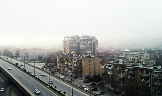 Bakıdakı toz dumanı Türkmənistan ərazisindən gəlibmiş