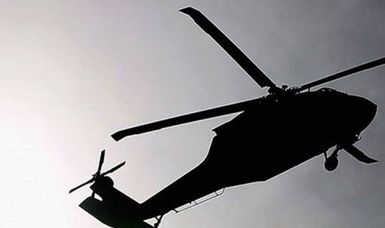İranda hərbi helikopter qəzaya uğradı