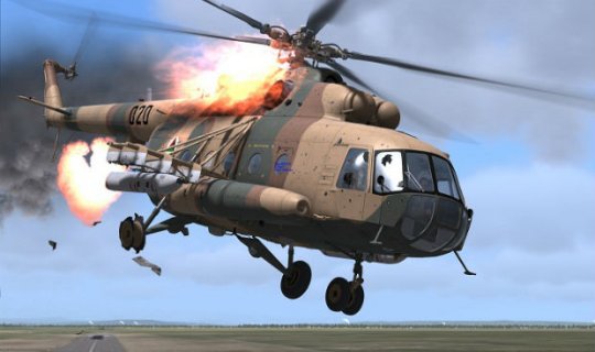 Çeçenistanda xüsusi xidmət orqanlarına məxsus helikopter qəzaya uğradı