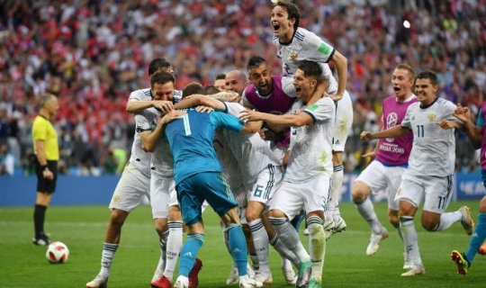 Rusiya yığması İspaniyanı məğlub edərək 1/4 finala çıxdı
