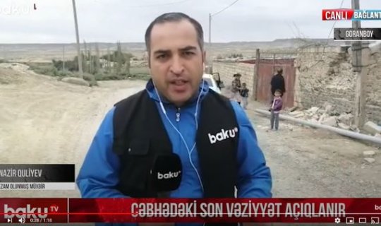 Cəbhənin Goranboy istiqamətində son vəziyyət - VİDEOREPORTAJ