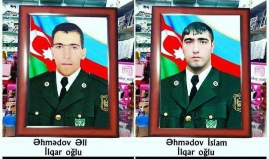 Mingəçevirli şəhid qardaşların dəfnindən VİDEO
