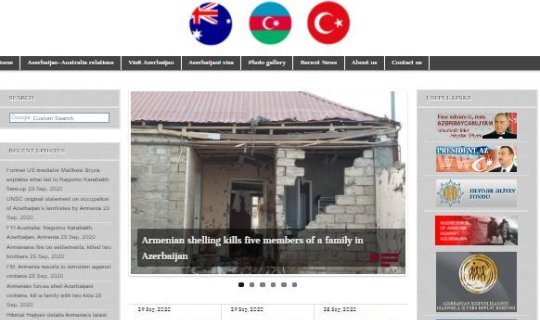 Avstraliya İttifaqında Qarabağ həqiqətlərini yaymaq üçün yeni portal yaradıldı