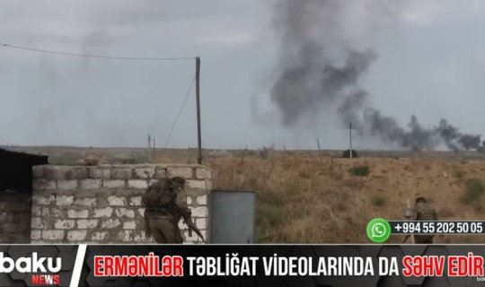 Ermənilər təbliğat videolarında da səhv edir - VİDEO