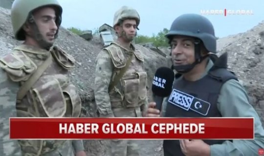 “Haber Global”ın müxbiri ön xətdəki əsgərlərimizin yanında - VİDEO