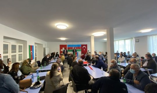 İsveçrədəki diaspor nümayəndələrimizdən cəbhəyə dəstək - FOTO