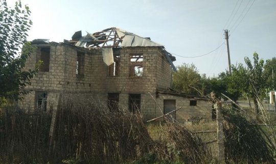 Ermənilər Füzulinin kəndini atəşə tutub