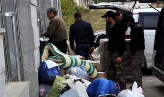 Ermənilər Laçından qaçırlar - FOTO
