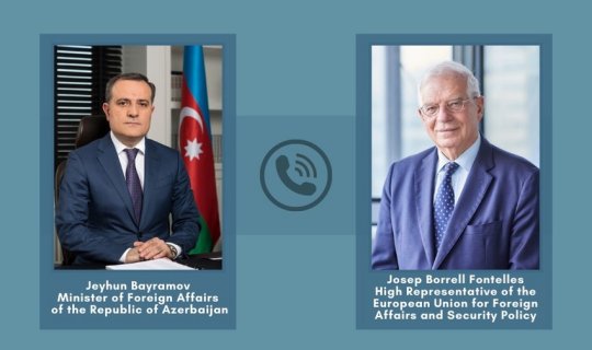 Ceyhun Bayramov Cozef Borel ilə telefonla danışdı