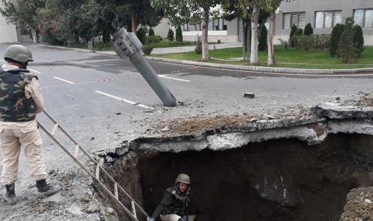Ermənilər Ağdamı yenidən atəşə tutub
