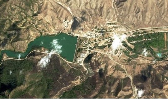 İşğaldan azad olunmuş Suqovuşan ərazisinin “Azersky” peykindən əldə edilmiş təsviri\