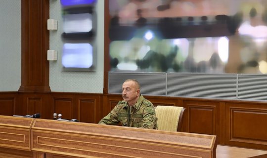Ali Baş Komandanın rəhbərliyi ilə MN-in Mərkəzi Komanda Məntəqəsində operativ müşavirə keçirilib