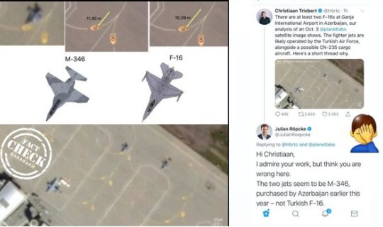 Ermənilərin F-16 yalanı ifşa olundu - FOTOFAKT