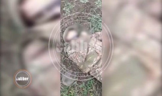 Qəhrəman Azərbaycan əsgərlərinin məhv etdiyi işğalçıların görüntüləri - VİDEO