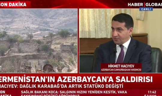 Prezidentin köməkçisi “Haber Global”da Ermənistanın təxribatlarından danışıb