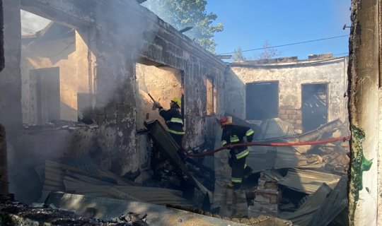 Ermənlərin atdığı mərmilər mülki obyektlərdə yanğınlara səbəb olub