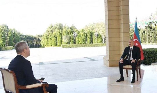 İlham Əliyev Rusiyanın RBK televiziya kanalına müsahibə verib