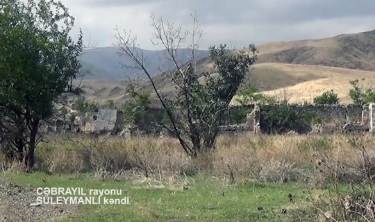 İşğaldan azad olunmuş daha bir kəndin videogörüntüsü
