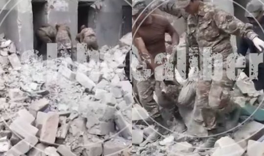 Azərbaycan ordusu erməni işğalçı qüvvələrinin komanda məntəqəsini darmadağın etdi - VİDEO