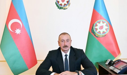 Prezident DSX rəisini Xudafərin körpüsündə bayrağımızın qaldırılması münasibətilə təbrik etdi