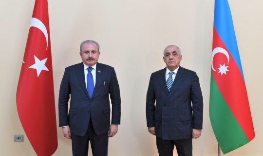 Əli Əsədov Türkiyə parlamentinin sədri ilə görüşdü
