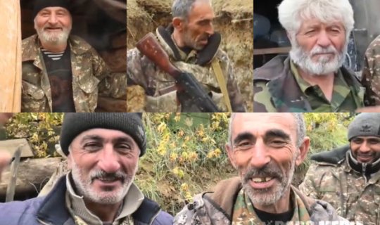 Ermənistan ordusunun real mənzərəsi: Dişləri tökülmüş “qoca qvardiya” - VİDEO