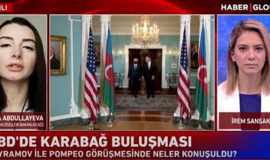 Leyla Abdullayeva “Haber Global”a Ceyhun Bayramovun Vaşinqton səfərindən danışdı - VİDEO