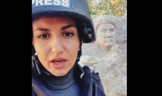 CBC-nin Tərtərdə olan müxbiri Azərbaycanın Milli Qəhrəmanından danışdı - VİDEO