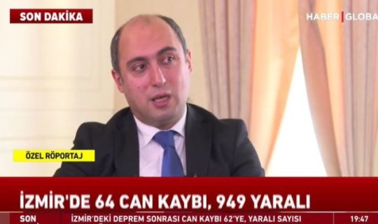 Nazir Türkiyə televiziyasına düşmənin məktəb və şagirdlərimizə yönəlmiş hücumlarından danışdı