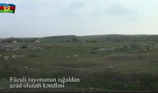 Füzulinin işğaldan azad olunan kəndlərinin görüntüləri