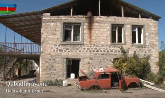 Qubadlının işğaldan azad olunan Balasoltanlı kəndi - VİDEO