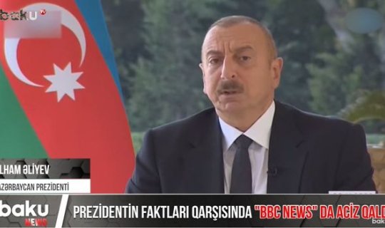 Prezident İlham Əliyevin faktları qarşısında “BBC News” aciz qaldı - VİDEO