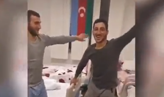 Hamı yaralı əsgərlərimizin bu rəqsindən DANIŞIR- VİDEO