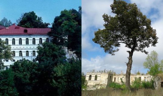 Xan qızı Natəvanın evi düşmən işğalından əvvəl və sonra... - FOTO