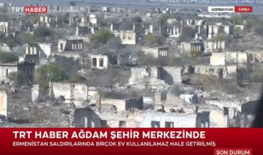 Azərbaycanın Ağdamı işğaldan azad etməsi TRT-nin gözündən... - VİDEO