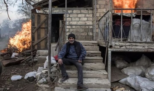 Laçını tərk edən ermənilər vandal hərəkətlərindən əl çəkmirlər - FOTO