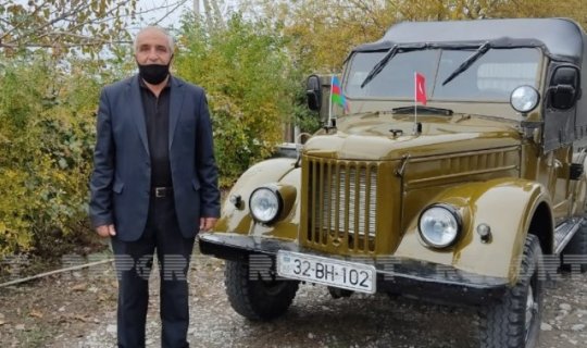 Kəlbəcərdən gətirdiyi avtomobili 27 ildir qoruyub saxlayır - VİDEO