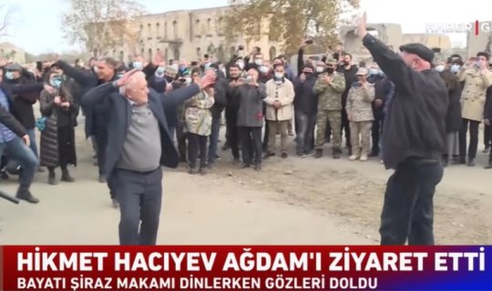 Milli Məclisin deputatı Ağdamda belə rəqs etdi - VİDEO
