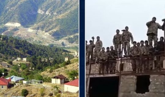 Laçında Azərbaycan Himni oxundu - VİDEO