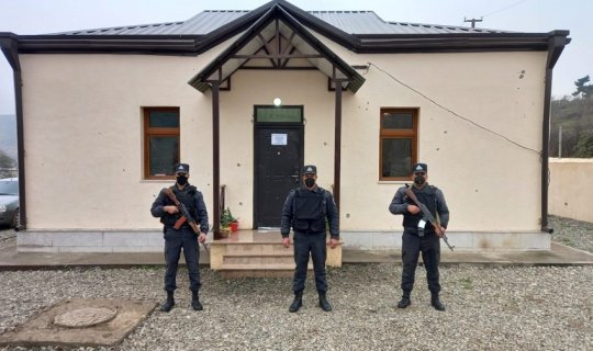 Tərtər polisi Suqovuşan və Talışda xidməti fəaliyyətini bərpa edib - FOTO