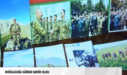 Doğulduğu gündə şəhid olan igidimiz - VİDEO