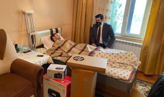 Nazirlik Qarabağ qazisinin uşaqlıq arzusunu reallaşdırdı